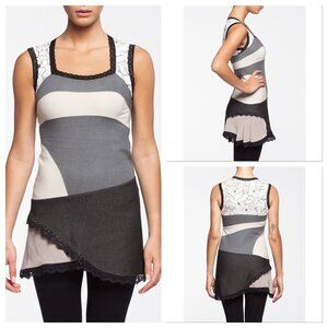 Soft Denim & Lace Tunic - NWT*